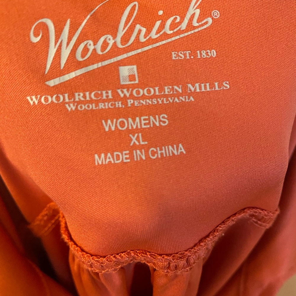 Woolrich Buttondown, Calypso, Salmon, 100% Polyes… - image 4